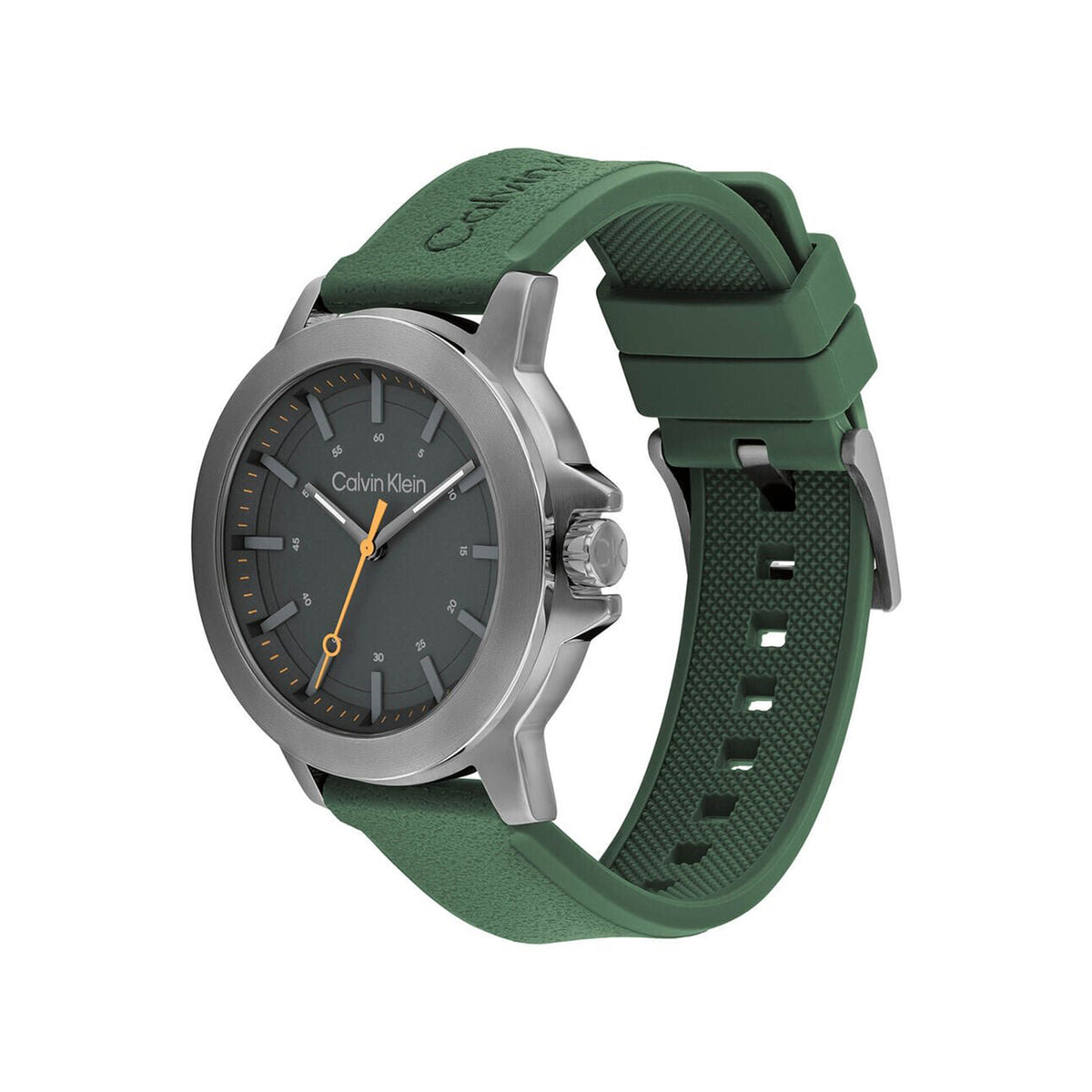 Calvin Klein Men’s Reset Watch, Gunmetal Grey & Green