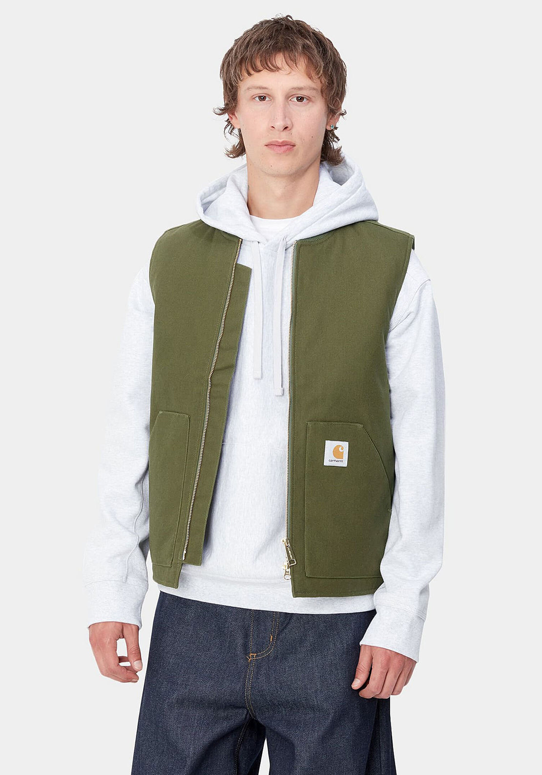 Carhartt WIP Classic Vest, Tarragon Green - McElhinneys