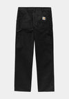 Carhartt WIP Single Knee Pocket Trousers, Black