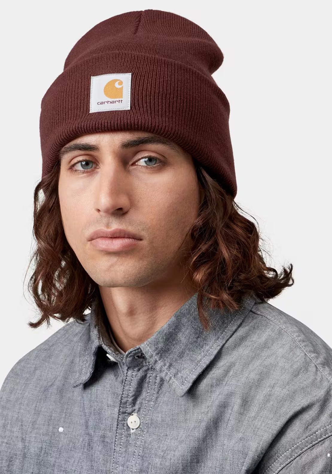 帽子 GOR / BEANIE / ACRYLIC Carhartt WIP Acrylic Watch Beanie Hat, Amarone Red - McElhinneys
