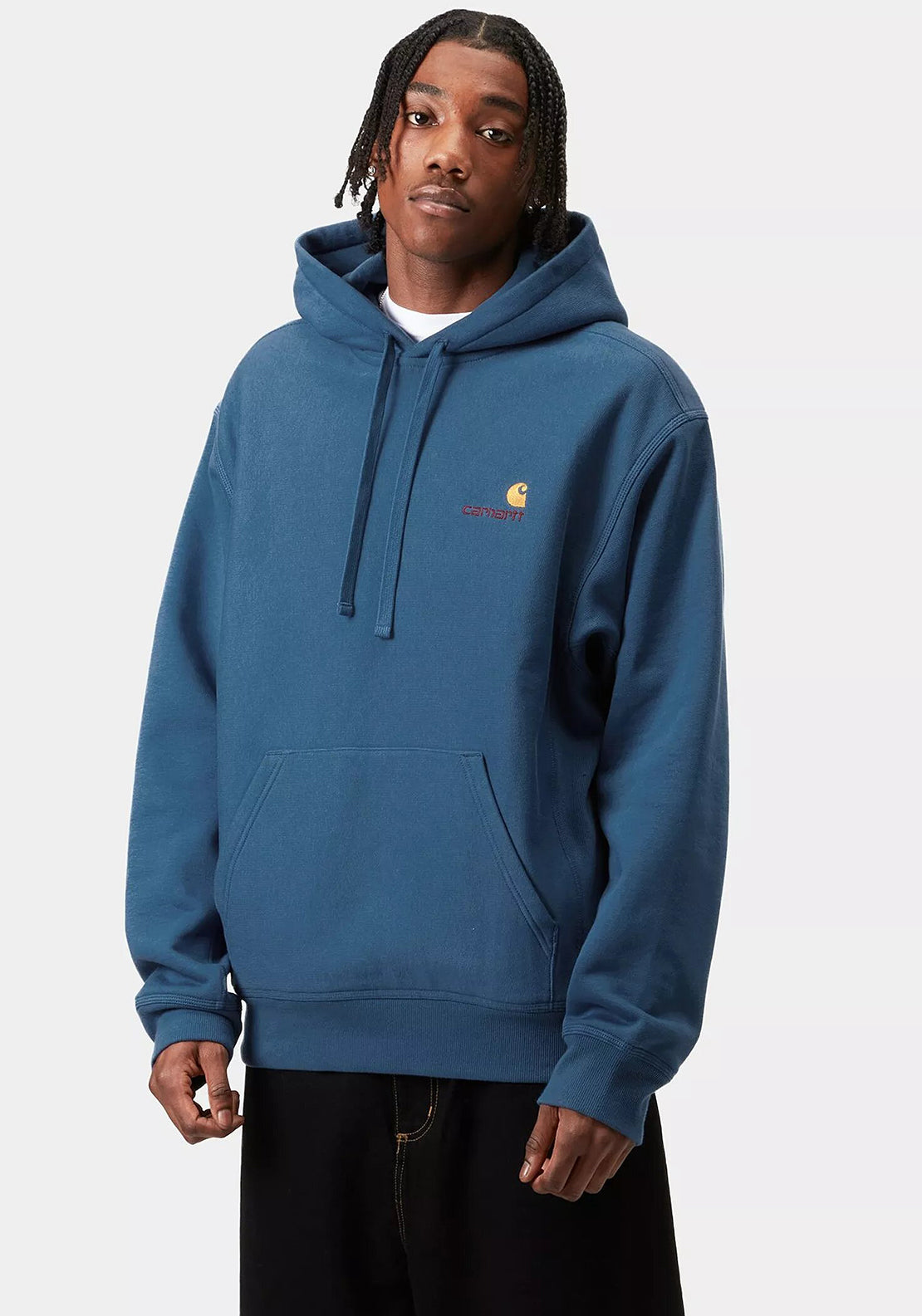 Carhartt WIP American Script Hoodie, Sodalite Blue