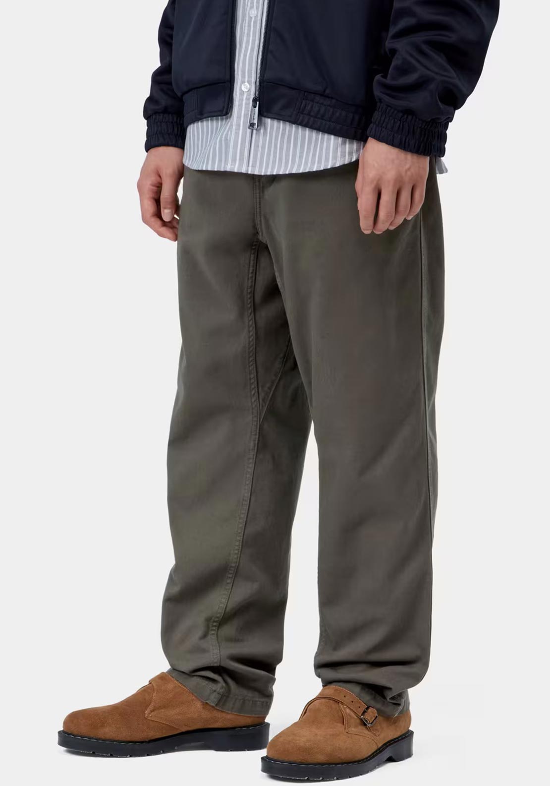 Carhartt WIP Flint Tapered Trousers, Shungite Green