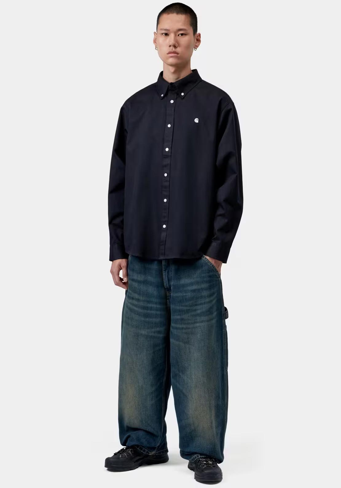 Carhartt WIP Madison Shirt, Dark Navy
