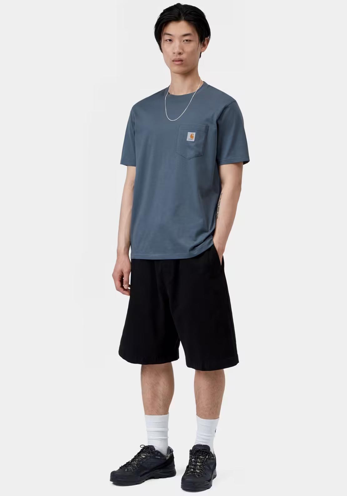 Carhartt WIP Pocket Crew Neck T-Shirt, Grey