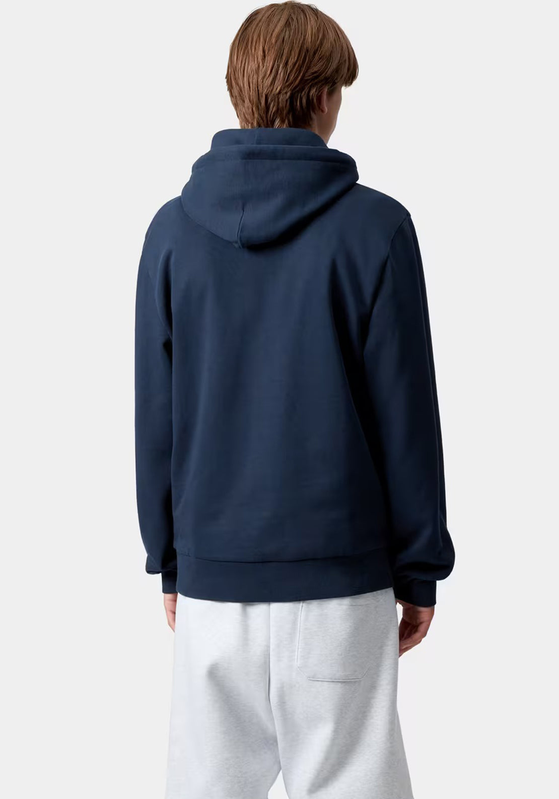 Carhartt WIP Script Embroidery Hoodie, Dark Blue