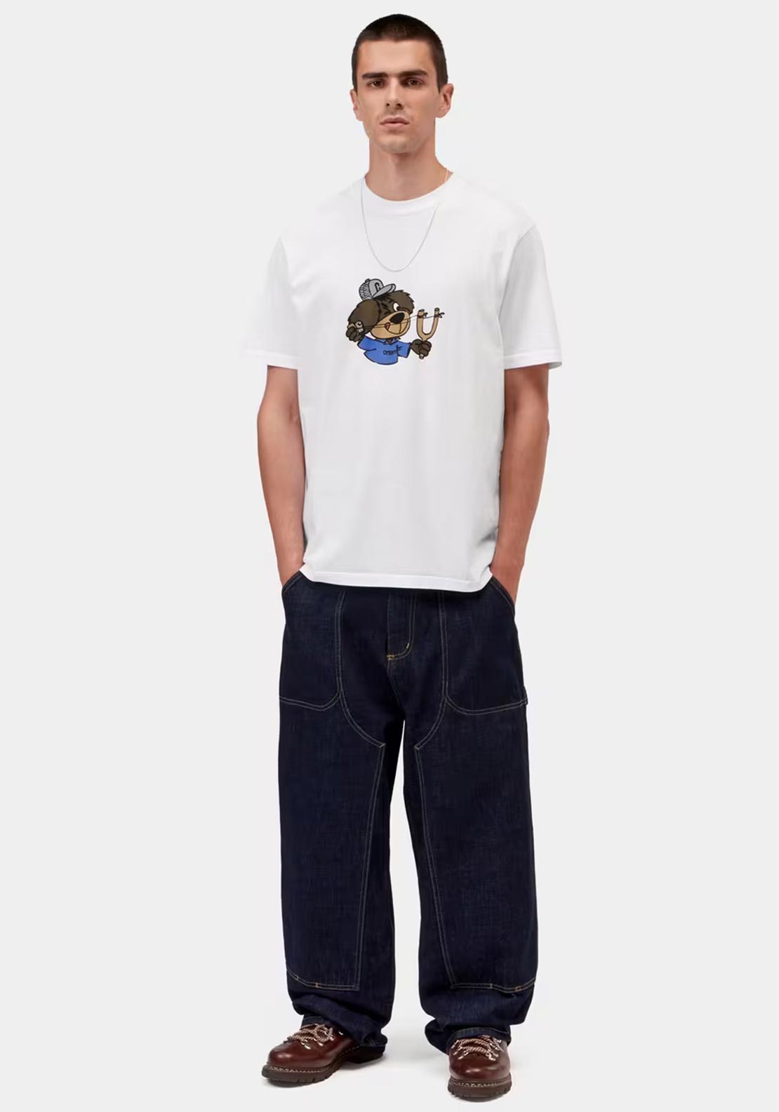 Carhartt WIP Slingshot Graphic T-Shirt, White
