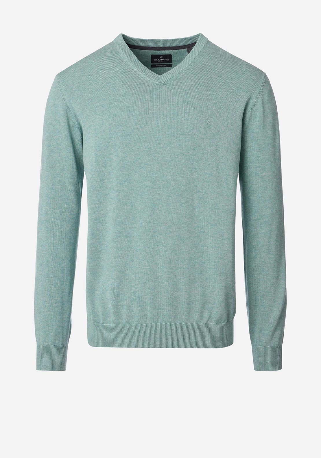 Jersey Con Cuello En V Para Mujer, Espalda Descubierta, Manga Larga, Jersey De Punto De Gran Tamaño, Azul, S