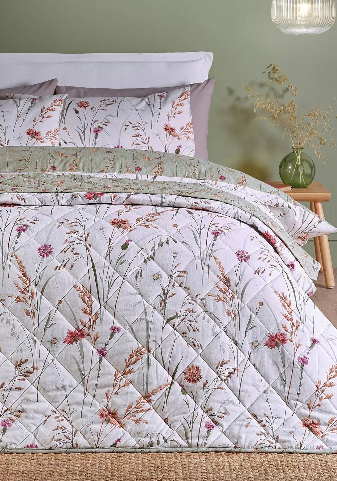 Catherine Lansfield Bloomsbury Parure de lit 140 x 220 60 x 70 cm