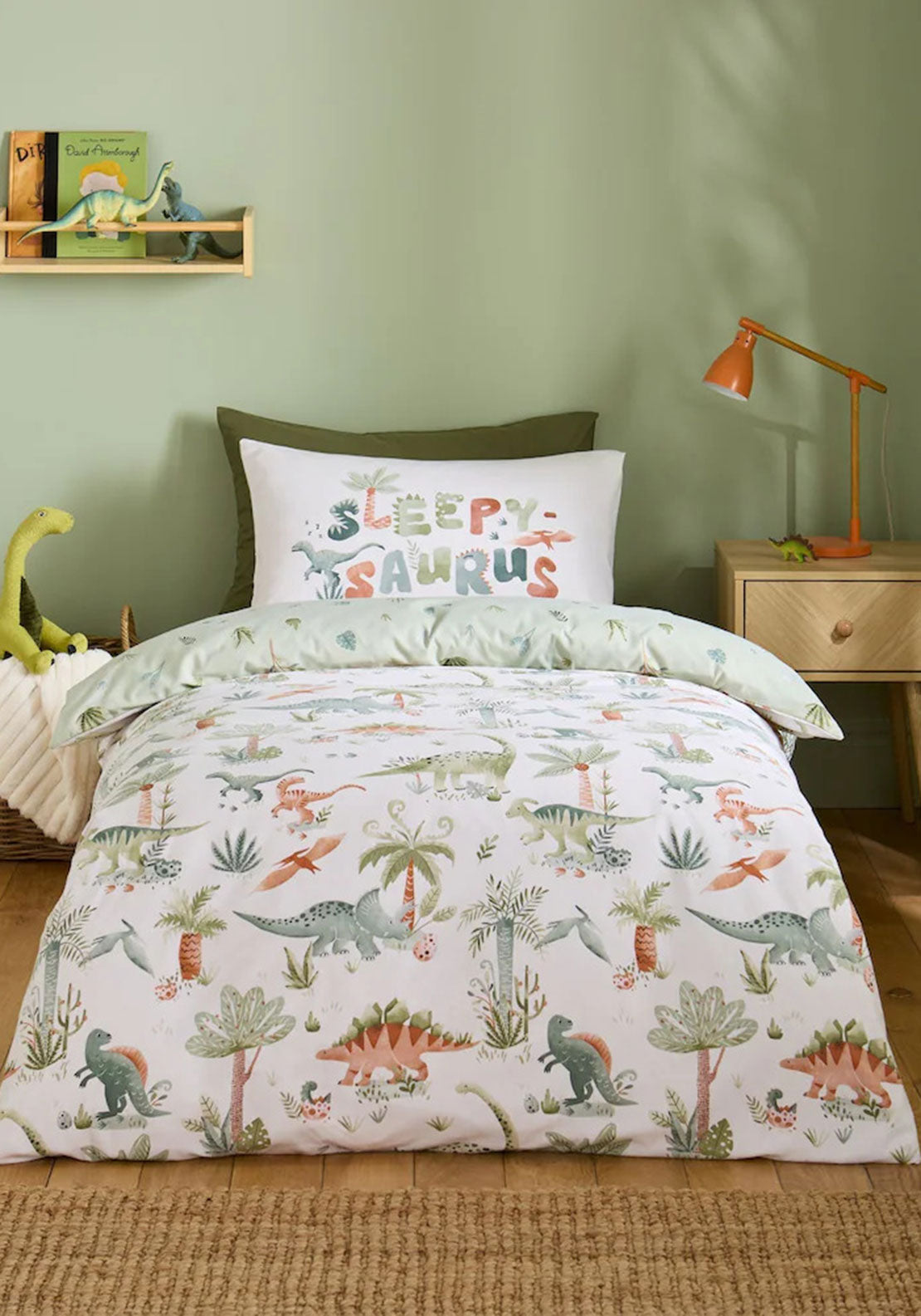 BRUSHED SLEEPY SAURUS DINO SB