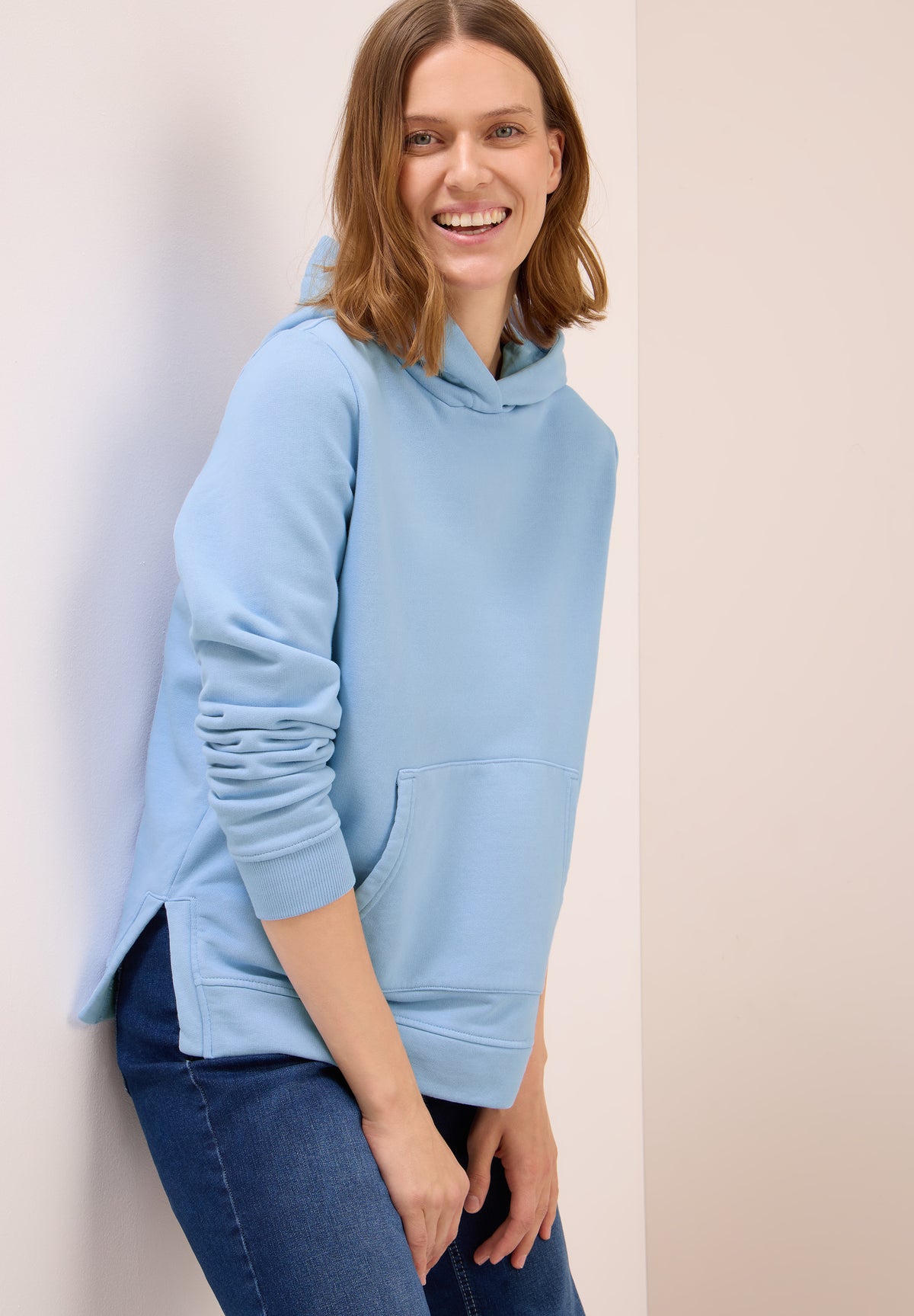 Cecil Sky Blue Hoodie, Blue