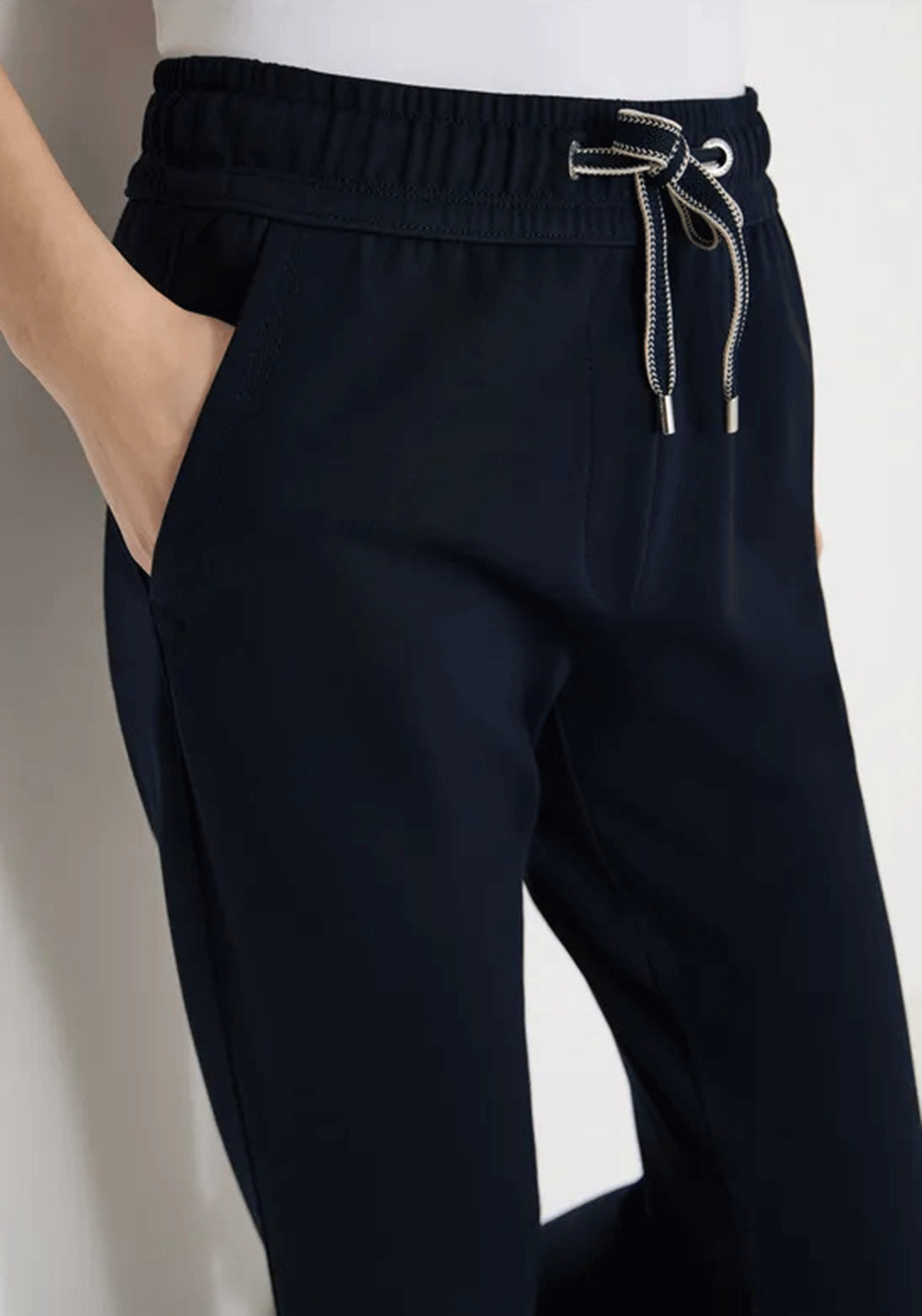 Cecil Tracey Soft Jersey Joggers, Navy