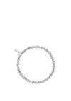 ChloBo Men’s Slim Round Bracelet, Silver