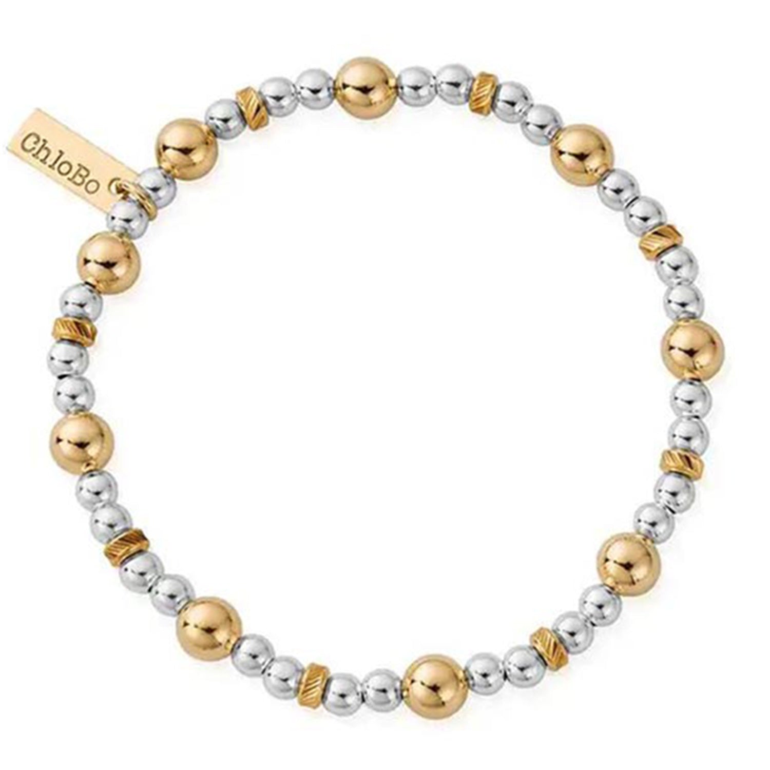Chlobo 60 Silver Sparkle Ball Tassel Bracelet SBSBP935 main image 1