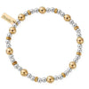 ChloBo Sparkle Ball Bracelet, Gold & Silver