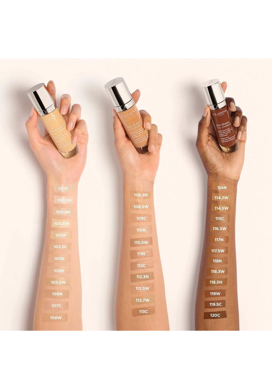 Clarins Skin Illusion Full Coverage Foundation, 30ml