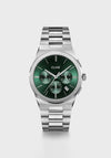 Cluse Men’s Vigoureux Watch, Green & Steel Silver