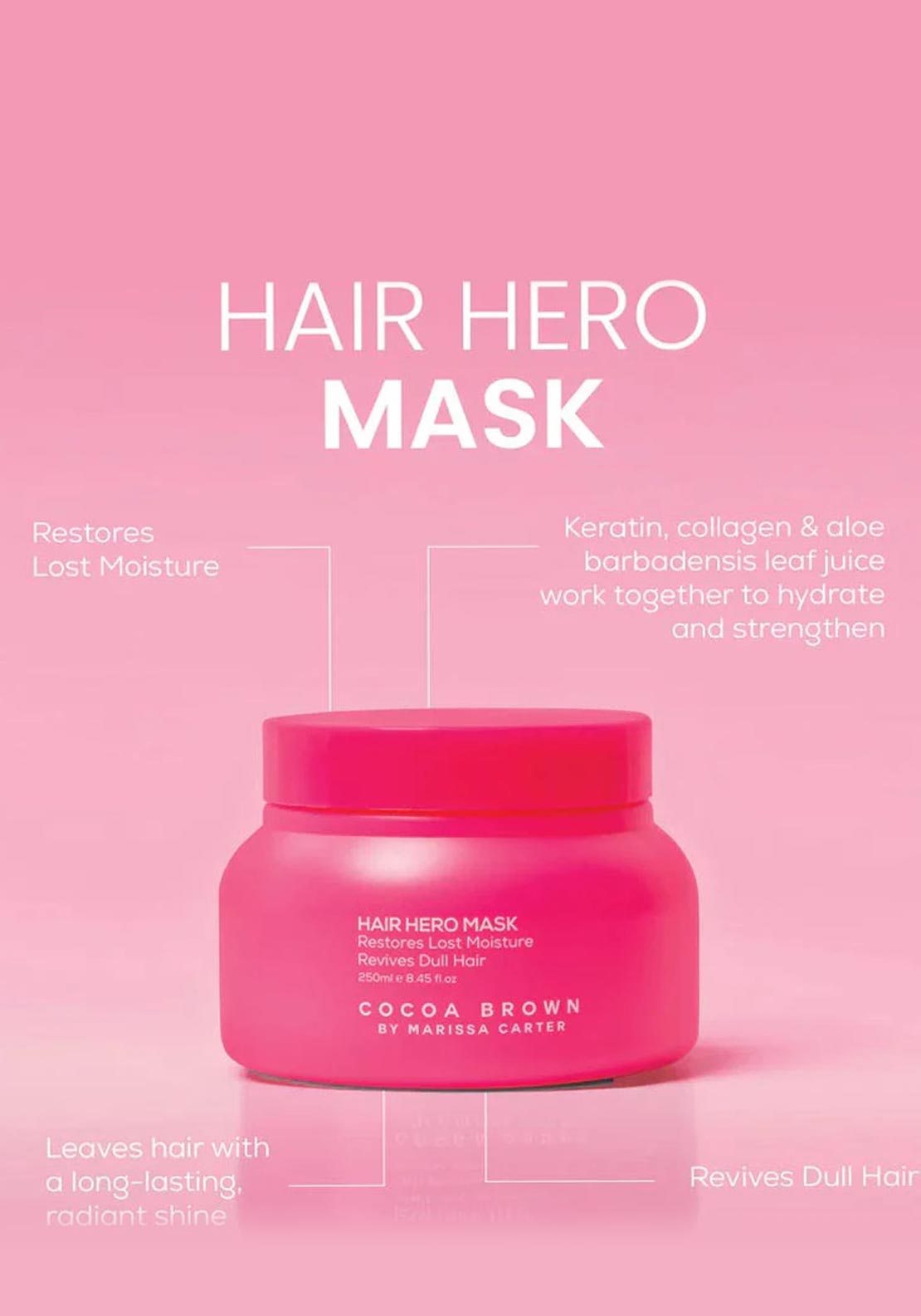 Cocoa Brown Hair Hero Mask