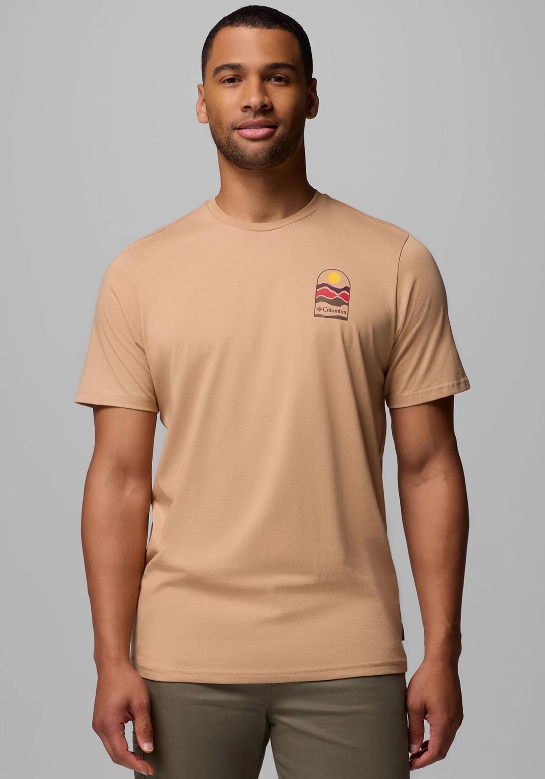 Columbia Explorers Canyon™ Back Graphic T-Shirt, Beige