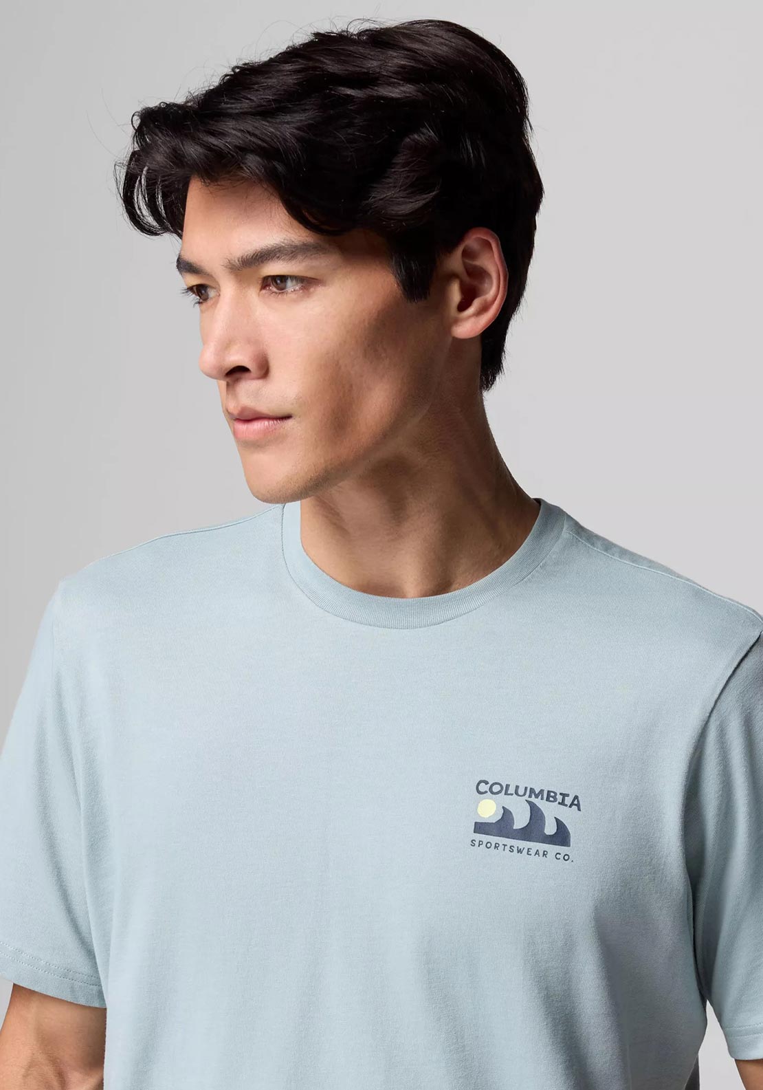 Columbia Explorers Canyon™ Back Graphic T-Shirt, Crushed Blue
