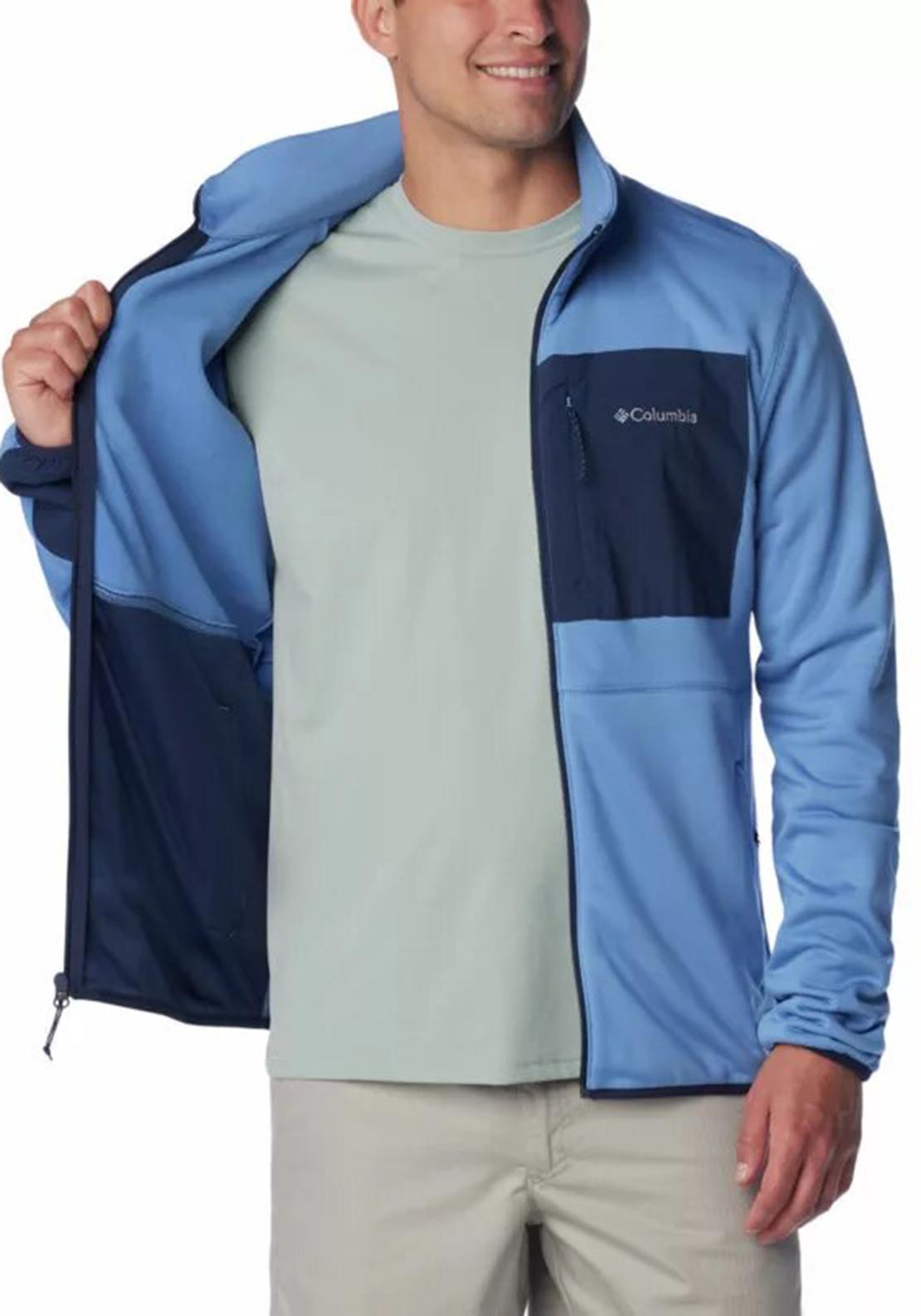 Columbia Men's Hike™ Half Zip Sweatshirt, Skyler McElhinneys