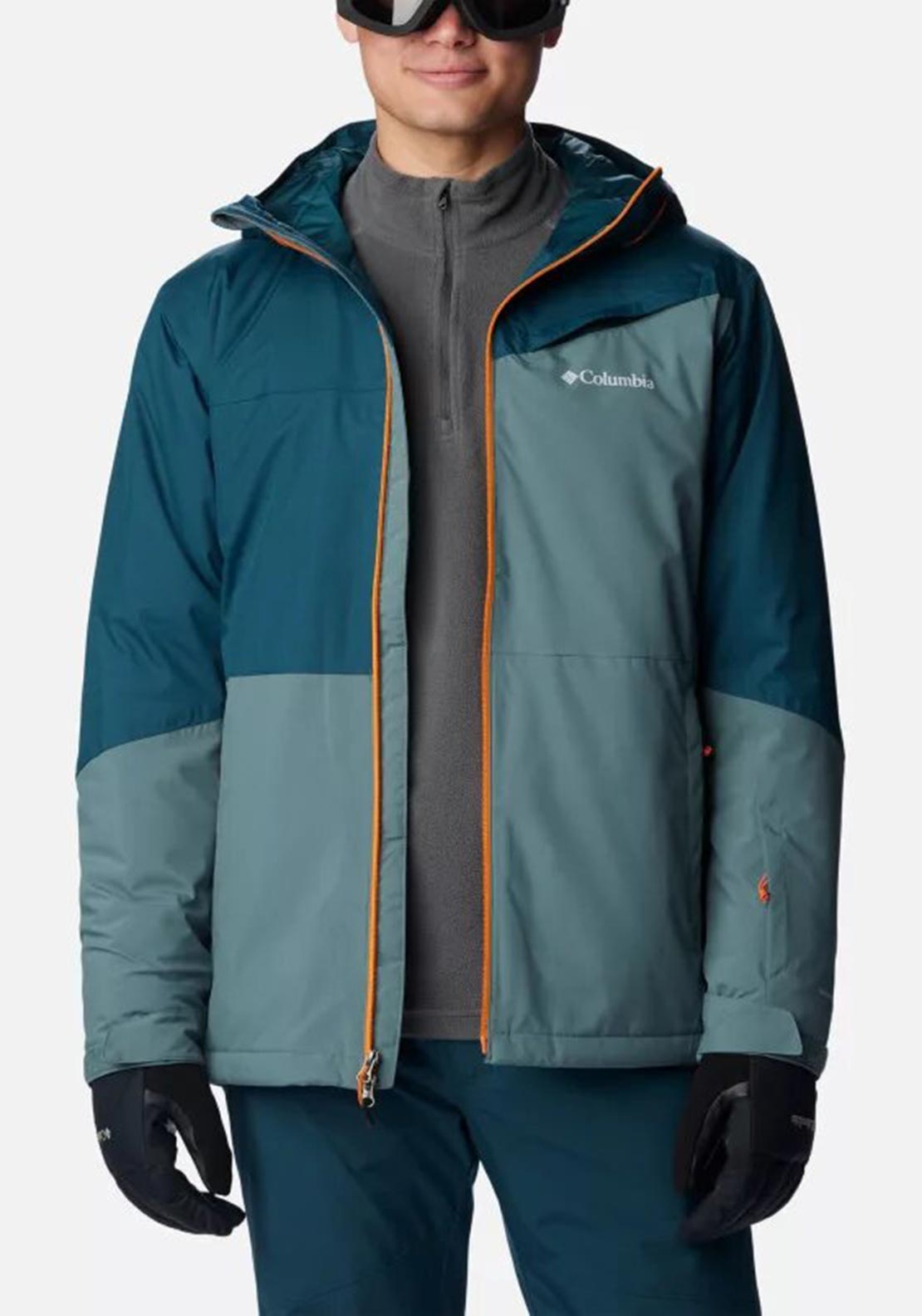 スキー Columbia L Columbia Men's Iceberg Point Waterproof Ski Jacket, Metal & Night