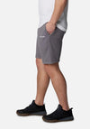 Columbia Logo Fleece Shorts, City Grey Heather