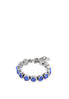 Dyrberg/Kern Conian Bracelet, Sapphire Blue & Silver