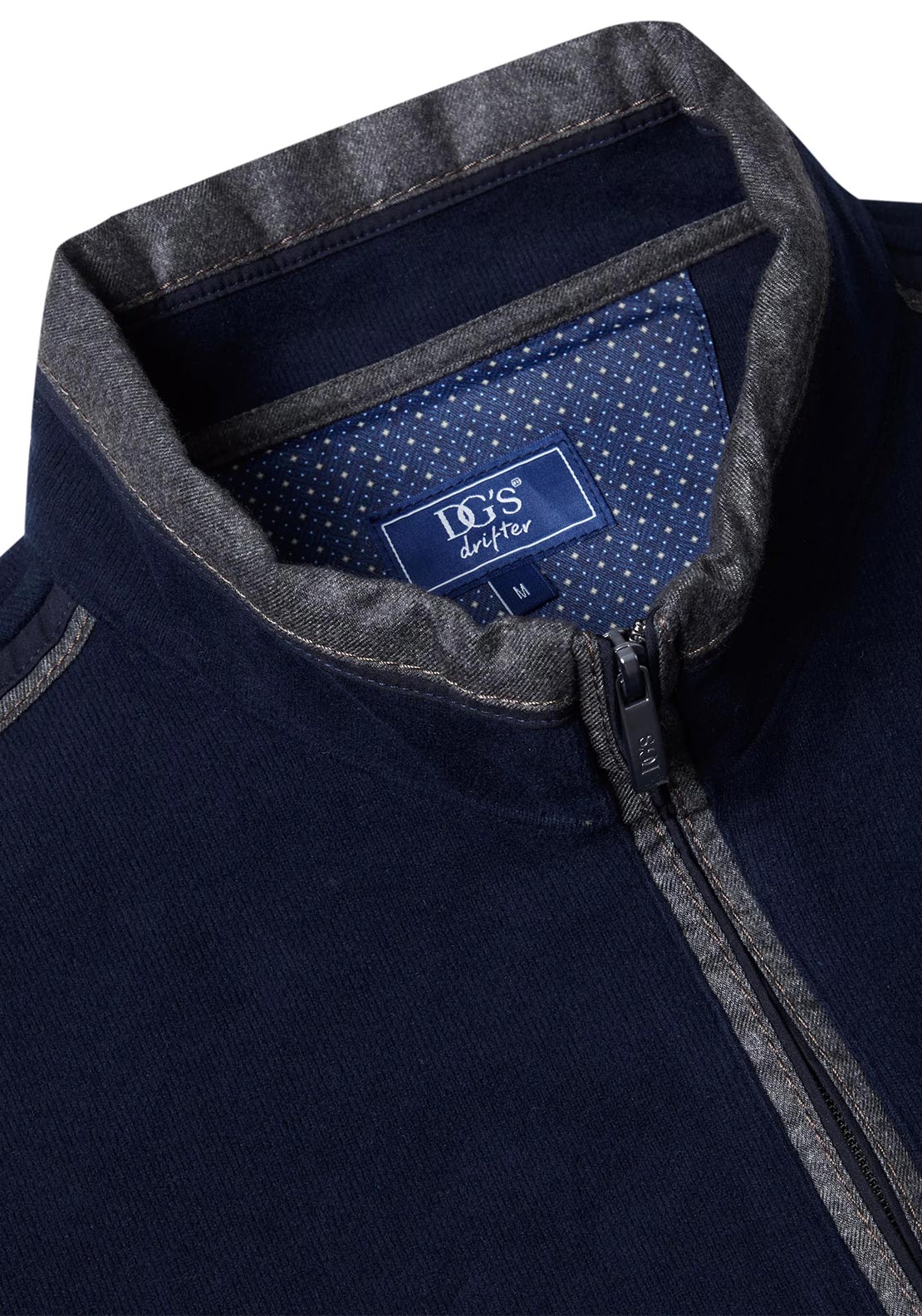 Daniel Grahame Quarter Zip Fleece, Navy