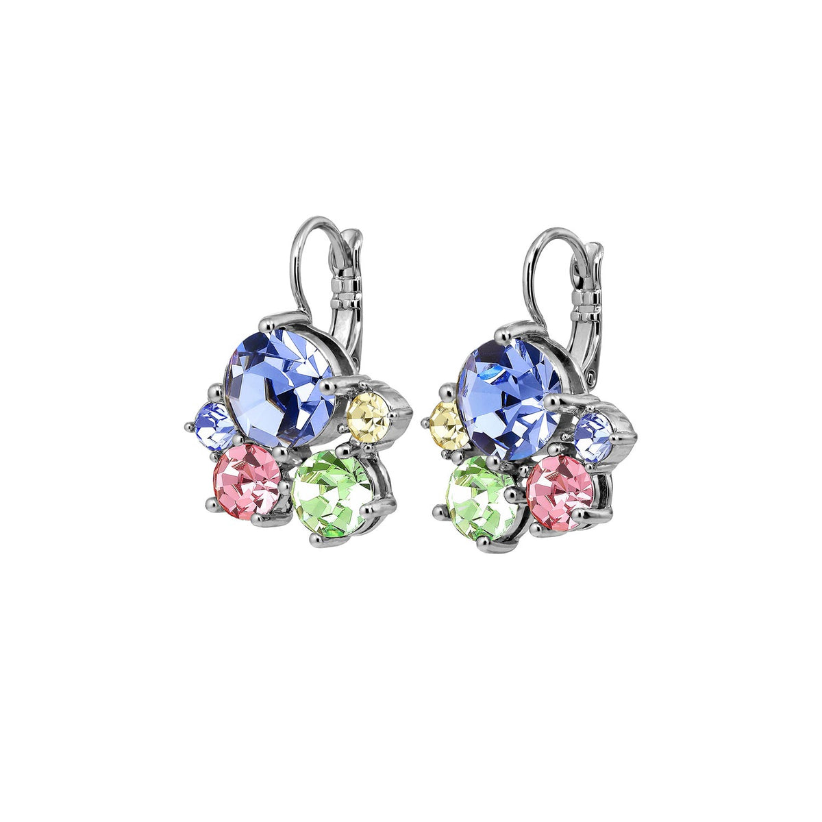 Dyrberg/Kern Disar Earrings, Silver & Pastel Multi