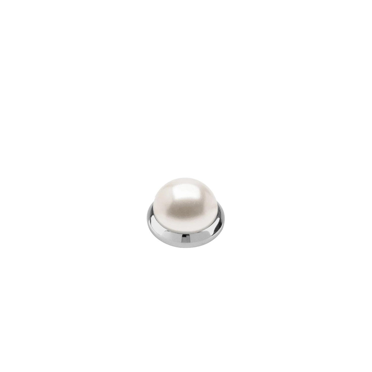 Dyrberg/Kern Bud Pearl Ring Topper, Silver