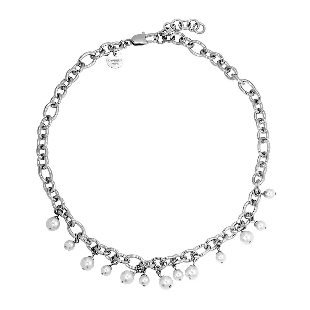 Dyrberg/Kern Elena Pearl Necklace, Silver
