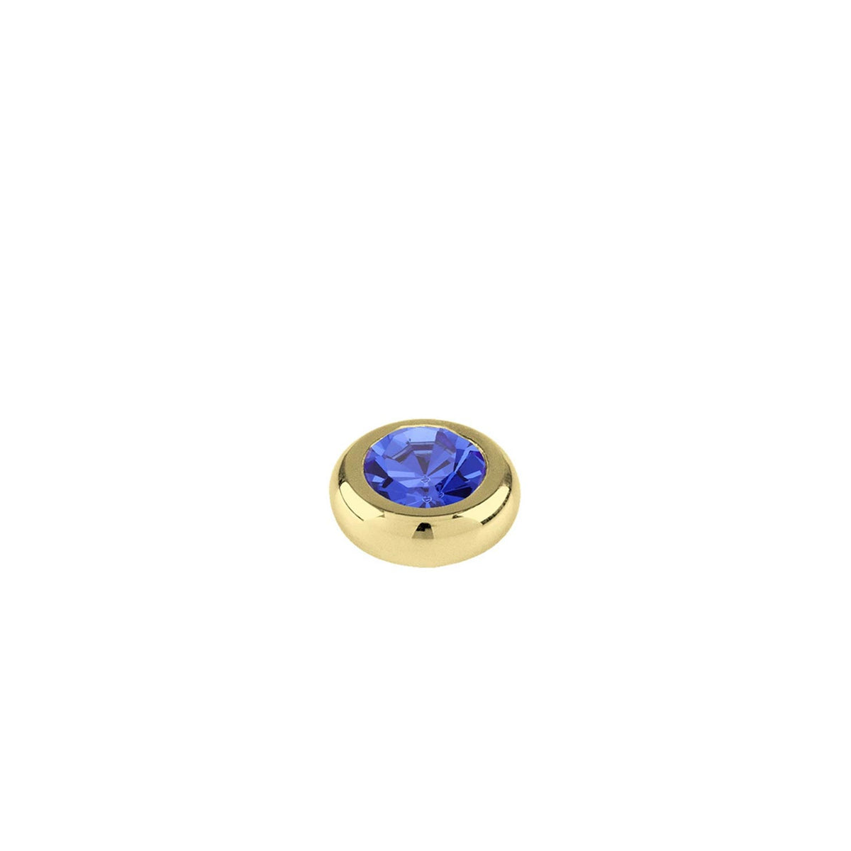 Dyrberg/Kern Joy Ring Topper, Gold & Blue