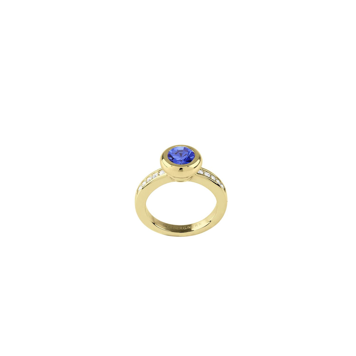Dyrberg/Kern Joy Ring Topper, Gold & Blue