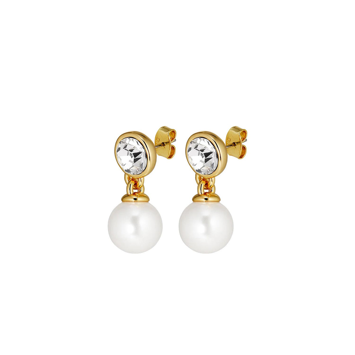 Dyrberg/Kern Naomi Pearl Earrings, Gold