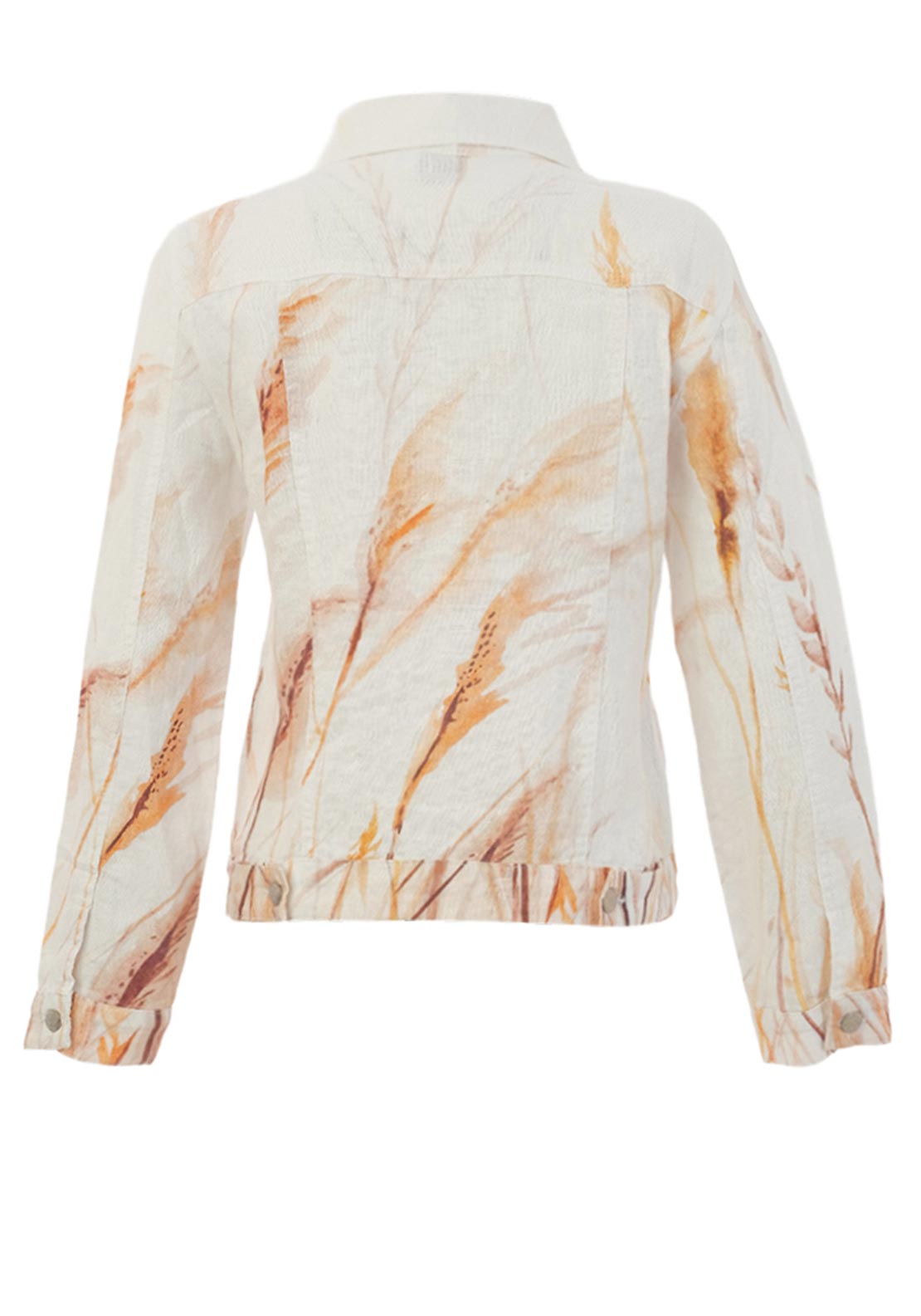 Dolcezza Reeds by the Shore Linen Jacket, Cream