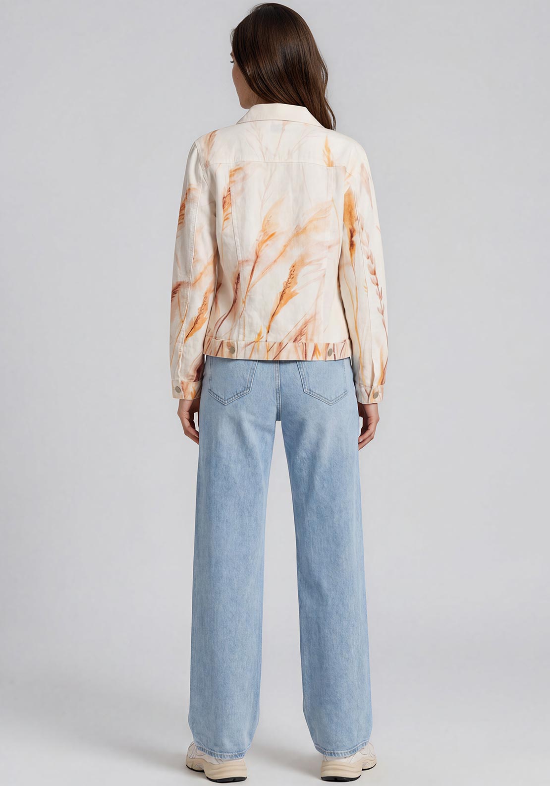 Dolcezza Reeds by the Shore Linen Jacket, Cream