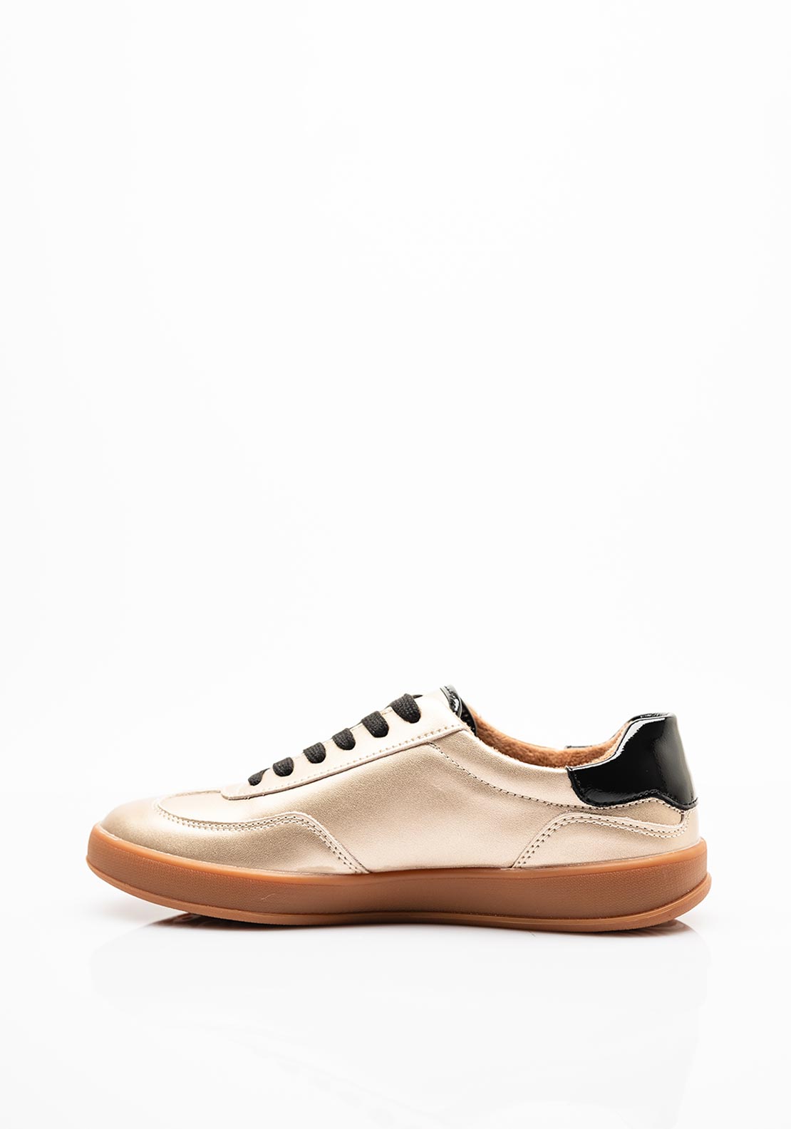 Drilleys Sixty Five Metallic Trainers, Gold