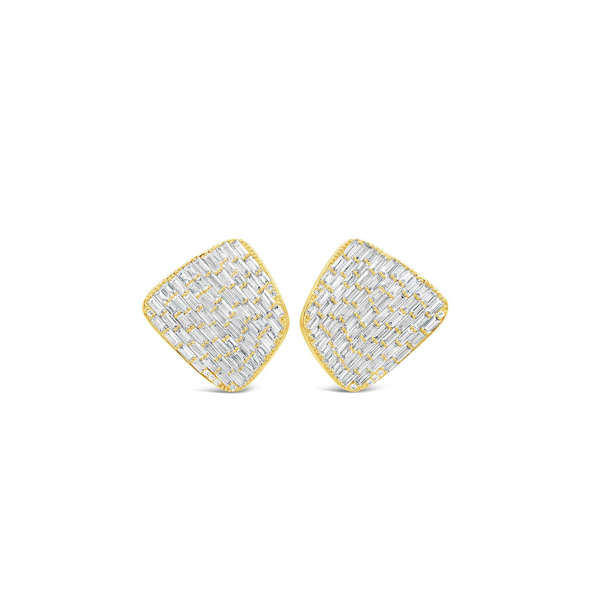 Absolute Statement Warp Earrings, Gold
