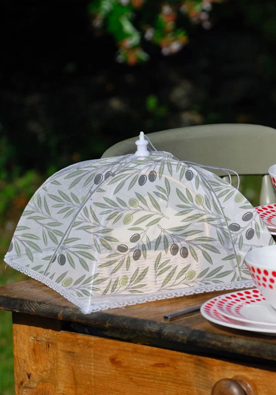 OLIVE GROVE PRINT FOOD UMBRELLA