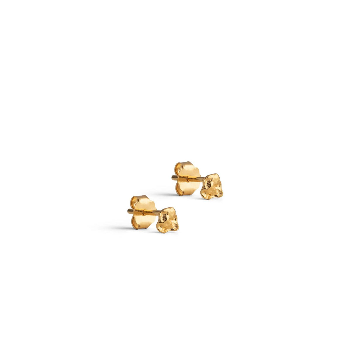 Enamel Rio Mini Stud Earrings, Gold