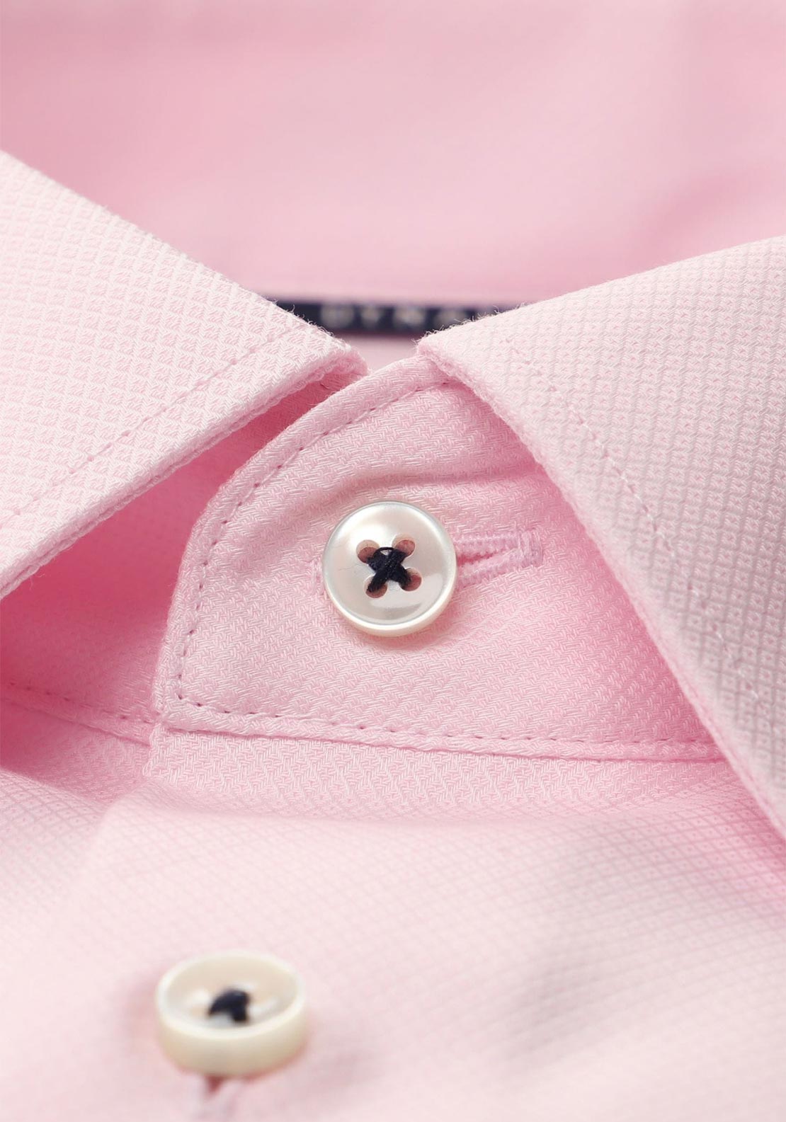 Eterna Comfort Fit Textured Shirt, Pink