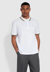 Farah Alvin Polo Shirt, White Multi