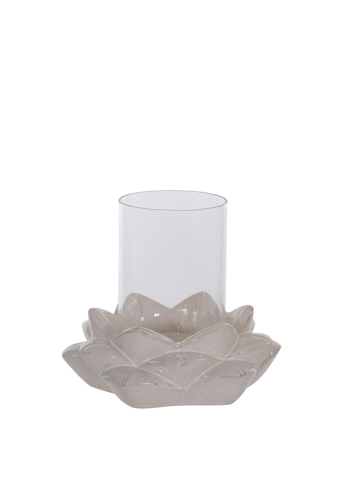 BARI SMALL LOTUS CANDLE HOLDER