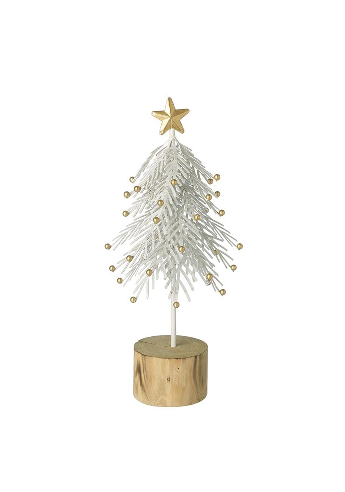Heaven Sends Small Metal Tree Ornament, White