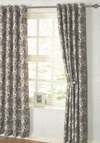 FRD Pomegranate Eyelet Readymade Curtains, Rust