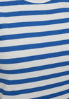 Freequent Effy Rib Knit Tank Top, Off White & Nebulas Blue