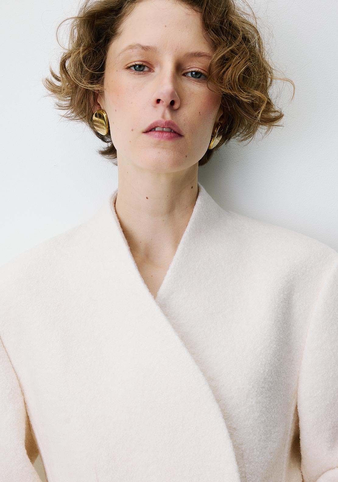 Grace & Mila Berlin Textured Jacket, Off-White