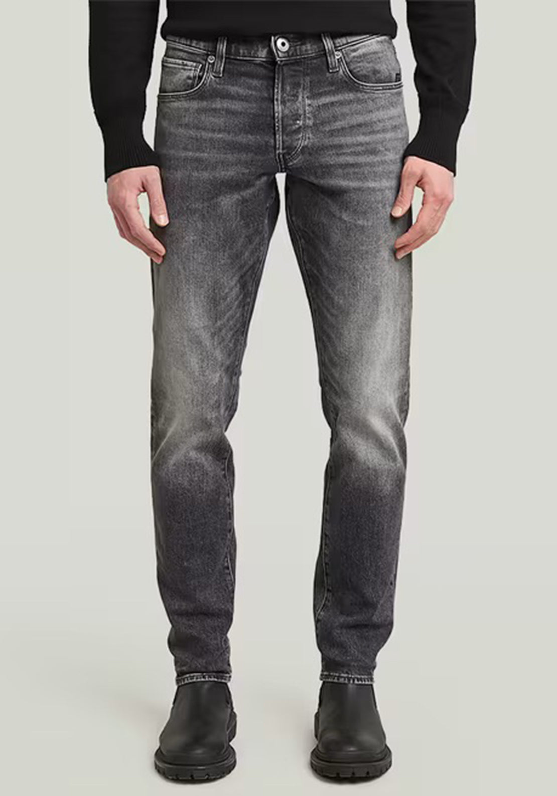 G-Star Raw 3301 Tapered Jeans, Grey McElhinneys