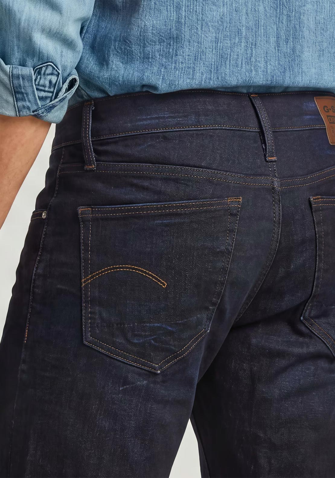 G-Star Raw 3301 Tapered Jeans, Dark Denim