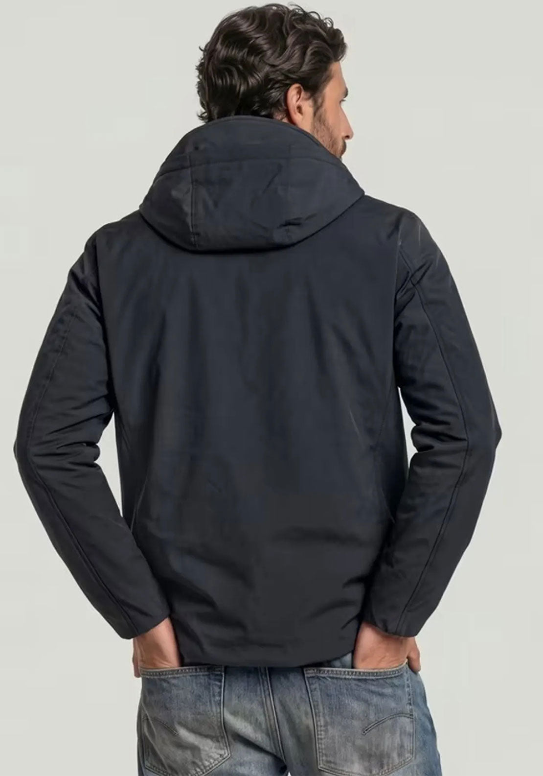 G-Star Raw Clean Foundation Hooded Jacket, Blue Grey